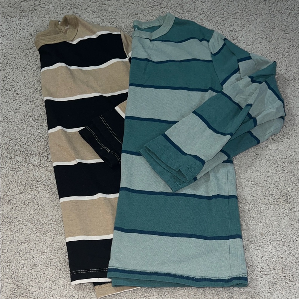 👍Like New Wonder Nation Boys Long Sleeve Striped Shirts👍